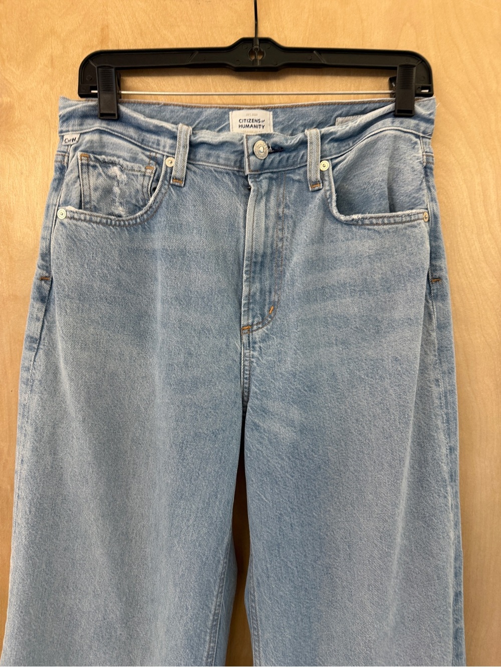 Citizens of Humanity Paloma Baggy Wide Leg Jeans in Siesta Crop - Size 26 - Picture 10 of 16